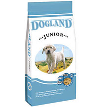 736125 Dogland Junior, регуляр-корм для щенков средних и крупных пород, уп.15кг.