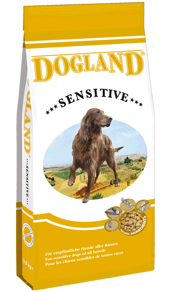 736425 Dogland Sensitive, для взрослых привередивых собак с ягненком, уп.15кг.