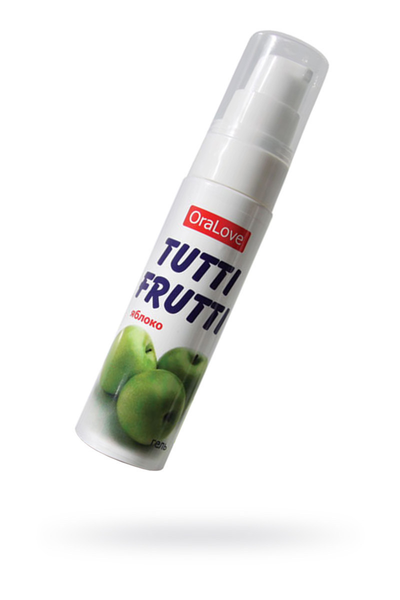 Съедобная гель-смазка Tutti-Frutti для орального секса со вкусом яблока, 30 г