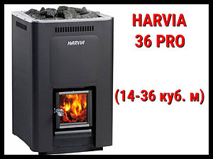 Дровяная печь Harvia 36 Pro с внутренней топкой (Производительность 14 - 36 м3)