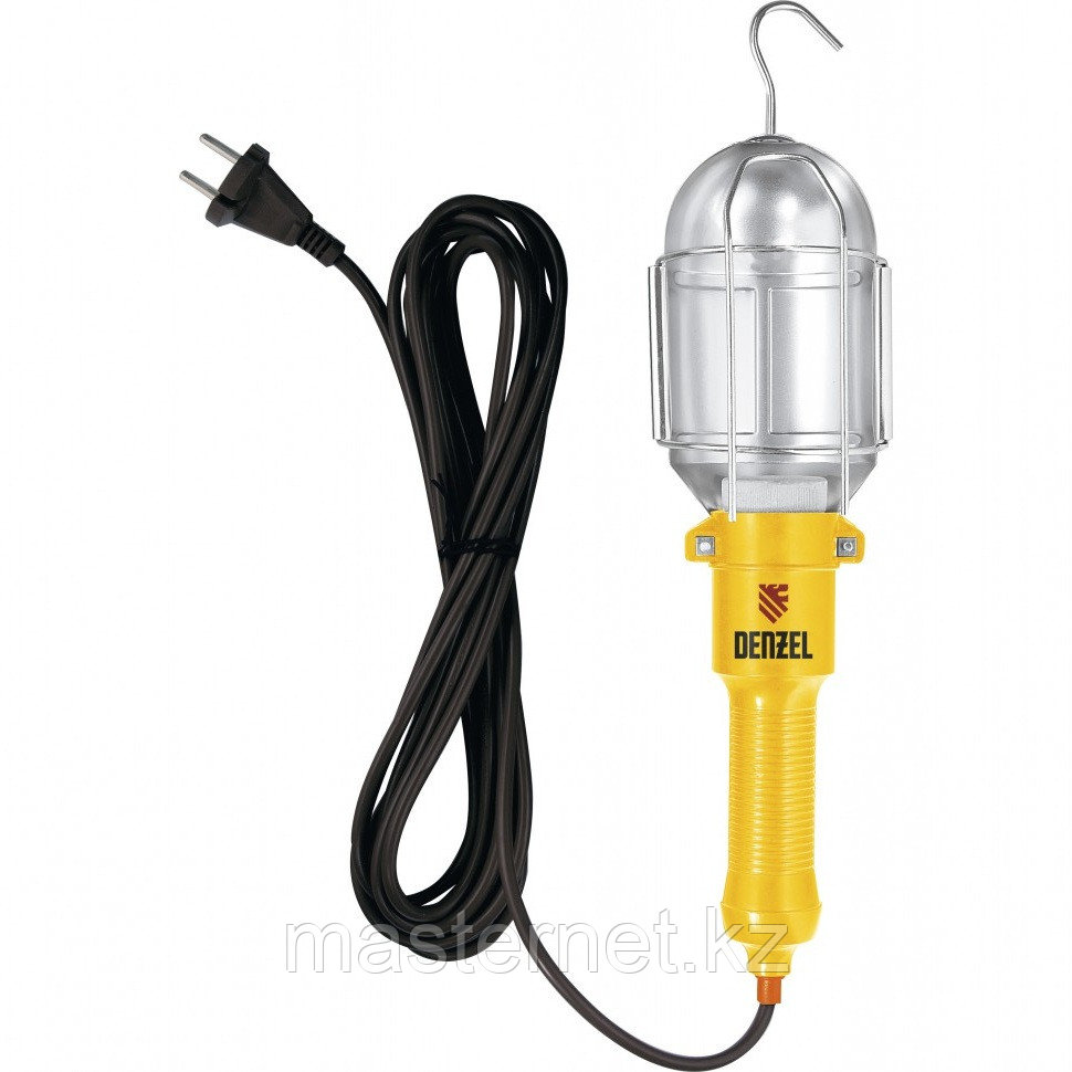 Лампа переносная 60 W, кабель 5 метров Denzel - фото 1 - id-p55325714