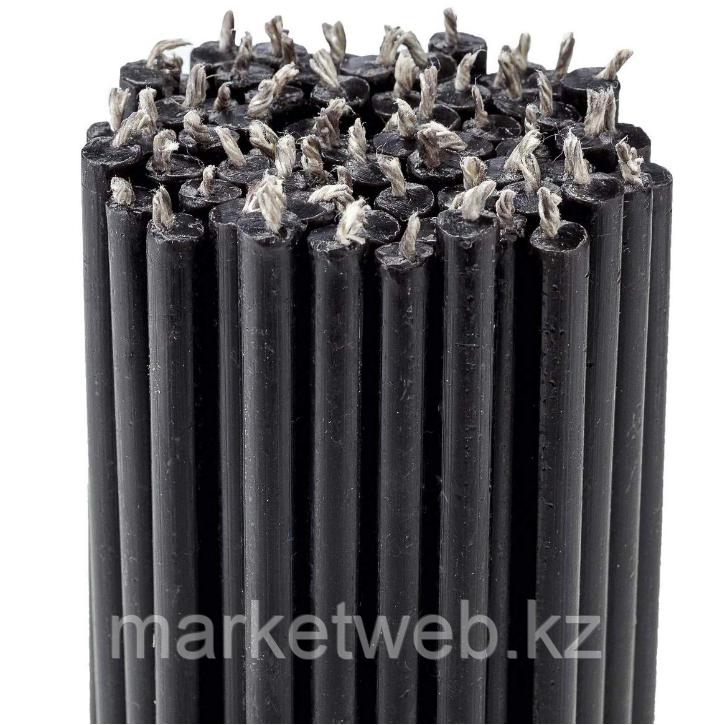 Свечи черные цена от 34 тенге за шт. Длина свечи 185мм - фото 7 - id-p71699107