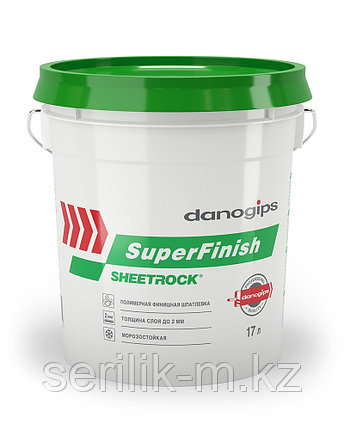 Унив. гот. шпатлевка SHEETROCK SuperFinish (СуперФиниш) 17 литров, фото 2