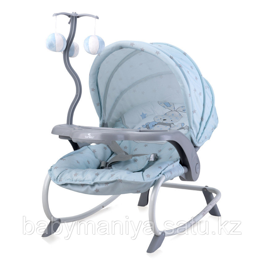 Стульчик-качалка Lorelli Dream Time Синий / Blue Bunny 2043
