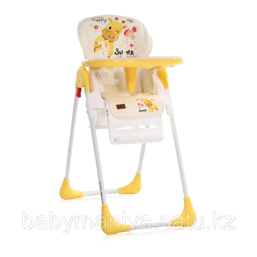 Стульчик для кормления Lorelli TUTTI FRUTTI Желтый / Yellow GIRAFFE 2035