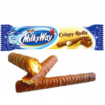 Шоколад MilkyWay Crispy Rolls 25гр (24шт-упак)