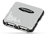 USB HUB Crown CMH-B07 4 port, Разветвитель на 4 порта, фото 3