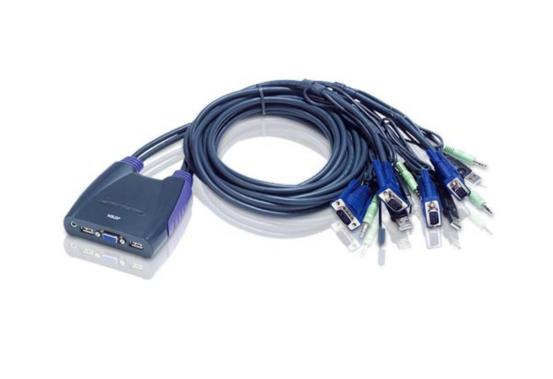 4-портовый KVM-переключатель USB ATEN CS64US