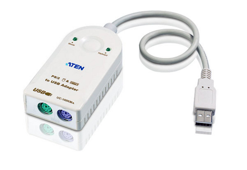 Конвертер интерфейса PS/2-USB (30см) ATEN UC100KMA