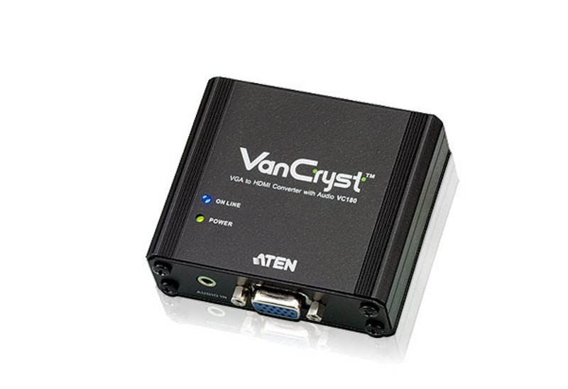 Преобразователь VGA в HDMI с поддержкой звука ATEN VC180-AT-G