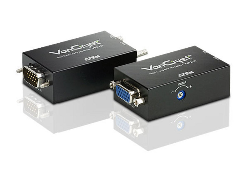 Аудио-/видеоудлинитель Mini Cat 5 ATEN VE022-AT-G