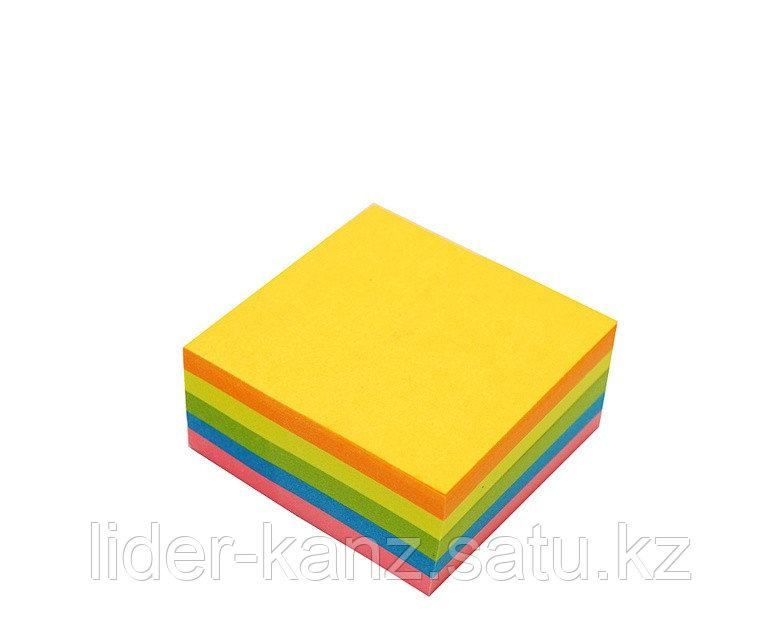 Бумага для заметок 75х75 мм цветные 400л - фото 1 - id-p74105564