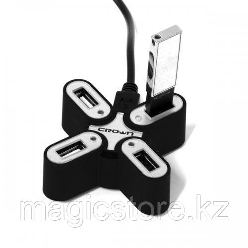 USB HUB Crown CMH-B09 4 port, Разветвитель на 4 порта