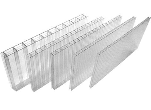Сотовый поликарбонатный лист прозрачный BIO 2100х12000х4 мм