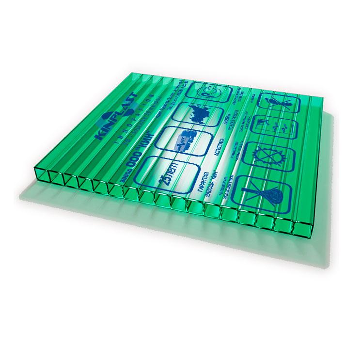 Сотовый поликарбонатный лист прозрачный Woggel 2100х12000х16 мм