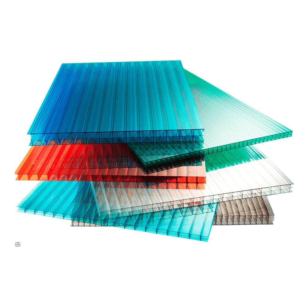 Сотовый поликарбонатный лист цветной Skyglass 2100х12000х10мм