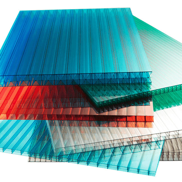 Сотовый поликарбонатный лист цветной Woggel 2100х6000х10мм