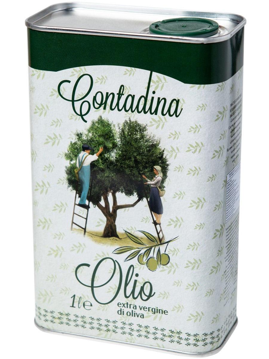 Масло оливковое contadina olio extra vergine di olive 1 л