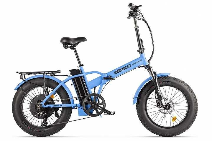 Велогибрид Eltreco Multiwatt NEW (2020) (Синий карбон) - фото 1 - id-p74111434