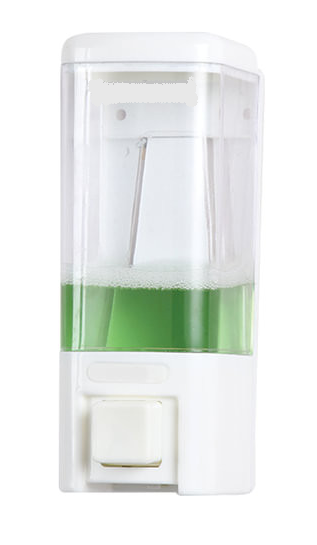 Диспенсер для жидкого мыла, наливной, 0,48 л, ABS пластик, белый