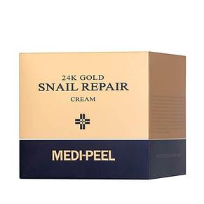 Омоложивающий премиум-крем с золотом и муцином улитки, Medi-peel 24K Gold Snail Cream, фото 2