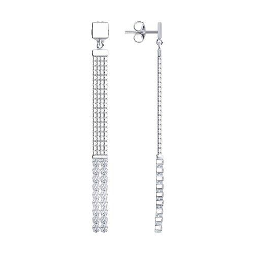 Серьги из серебра SOKOLOV 94024695