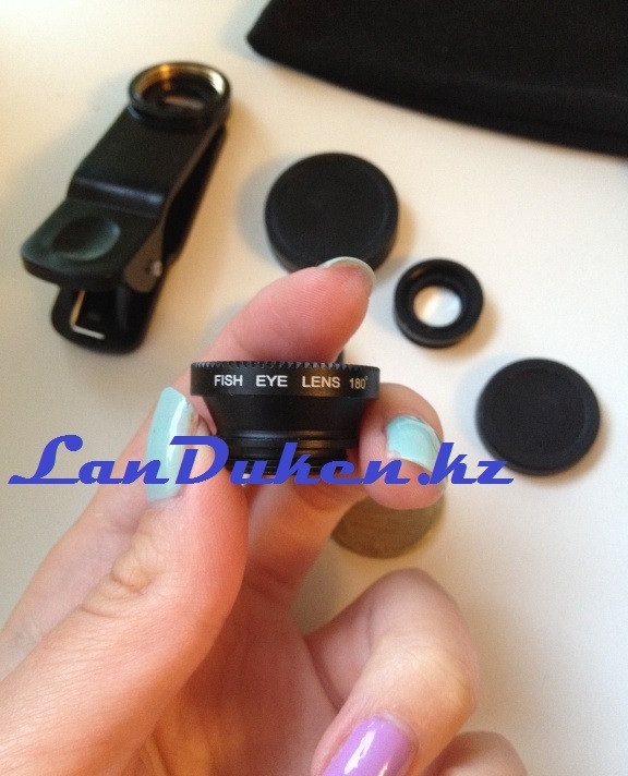 Объектив для телефона Universal Clip Lens 3 в 1 - фото 4 - id-p35236062