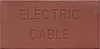 Бетонная плитка для защиты кабеля 600*300*50 мм, фото 2