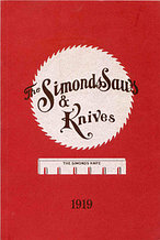   Книга *The Simonds Saws & Knives Catalog No. 19*, репринт,