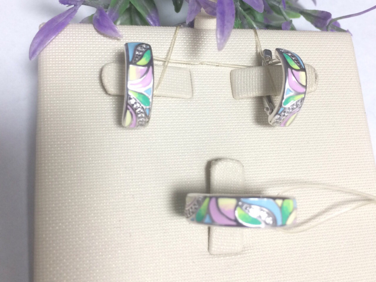 Серебряный комплект