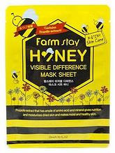 Тканевая маска с экстрактом прополиса и медом FarmStay Visible Difference Mask Sheet Honey