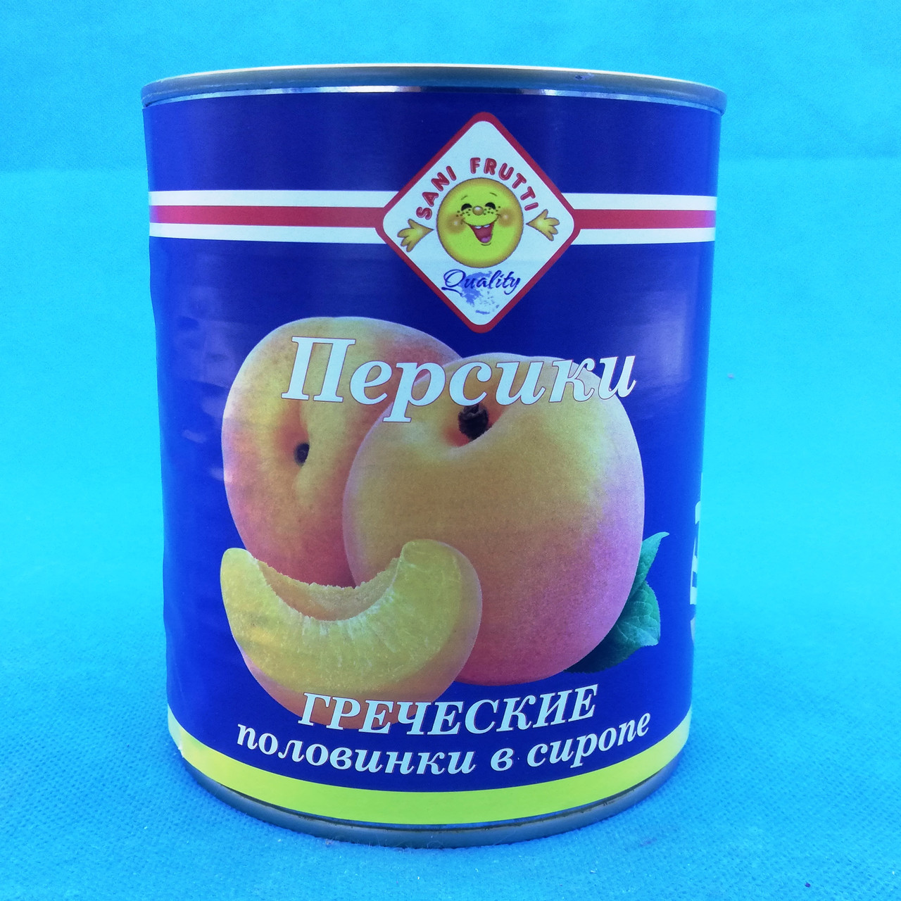 Консервированные персики "Греческие половинки в сиропе"