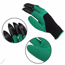 Садовые перчатки Garden Genie Gloves с когтями Ликвидация склада с летними товарами, фото 3