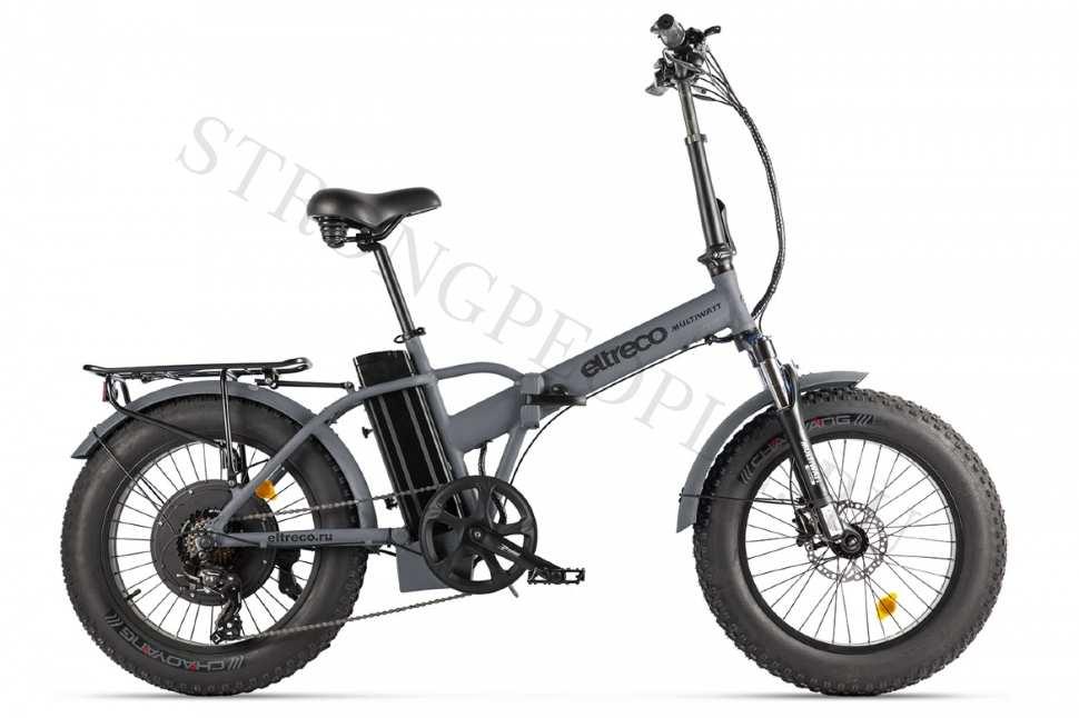 Велогибрид Eltreco Multiwatt NEW (2020) (Серый) - фото 1 - id-p74111433