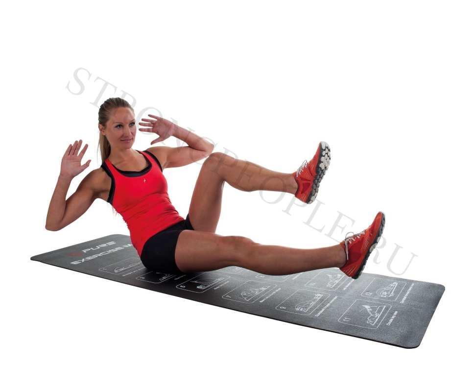 Коврик гимнастический PURE2IMPROVE EXERCISE MAT - фото 2 - id-p73508377