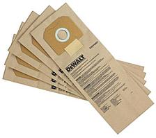 Набор бумажных мешков для пылесоса 5шт.DeWalt арт.DWV9401