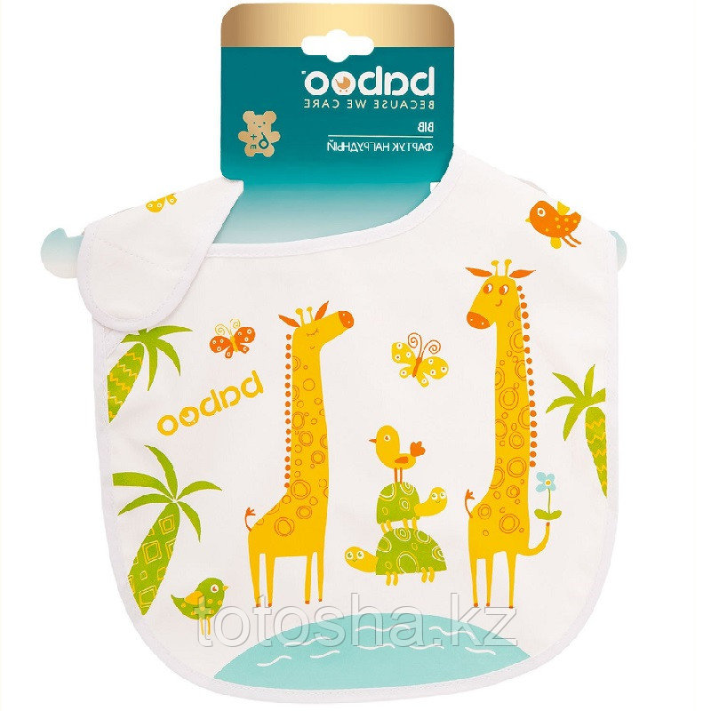 Фартук нагрудный Love Story Giraffe 6 м+ Baboo 11-005