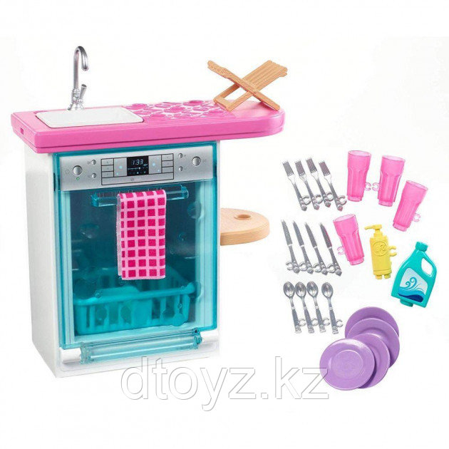 Barbie Игровой набор Мебель для кукол "Посудомоечная машина" - фото 2 - id-p74173954