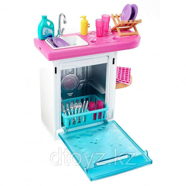 Barbie Игровой набор Мебель для кукол "Посудомоечная машина" - фото 3 - id-p74173954