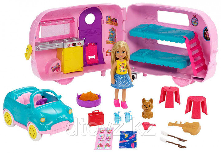 Barbie Набор игровой Клуб Челси Дом на колесах - фото 2 - id-p74177273