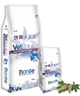 8105 Monge Grain Free Vetsolution Adult Gastrointestinal, Монже сухой корм для собак с гастропаталогией,уп12кг - фото 1 - id-p74177359