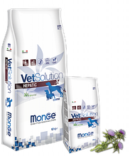 8117 Monge Grain Free Vetsolution Hepatic Canine, Монже сухой корм для собак с заболеваниями печени, уп. 2кг.