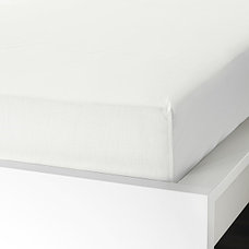 Простыня натяжная УЛЛЬВИДЕ белый, 90x200 см ИКЕА, IKEA, фото 3