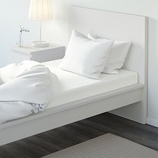 Простыня натяжная УЛЛЬВИДЕ белый, 90x200 см ИКЕА, IKEA, фото 3