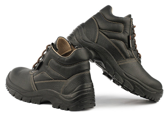 Ботинки мужские летние кожаные СТИКС ПУ с МП, фото 2