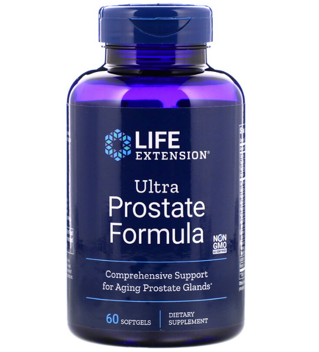 Life Extension, Ultra Prostate Formula, комплекс для поддержки простаты, 60 мягких таблеток - фото 1 - id-p70215413