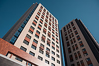 Фасад здания негорючими hpl панелями FunderMax