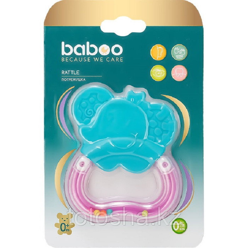 Погремушка Слоник 0 м+ Baboo 15-003