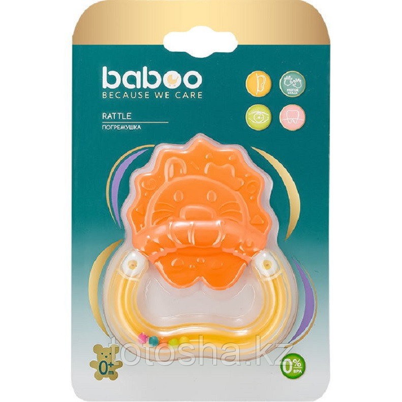Погремушка Лев 0 м+ Baboo 15-004