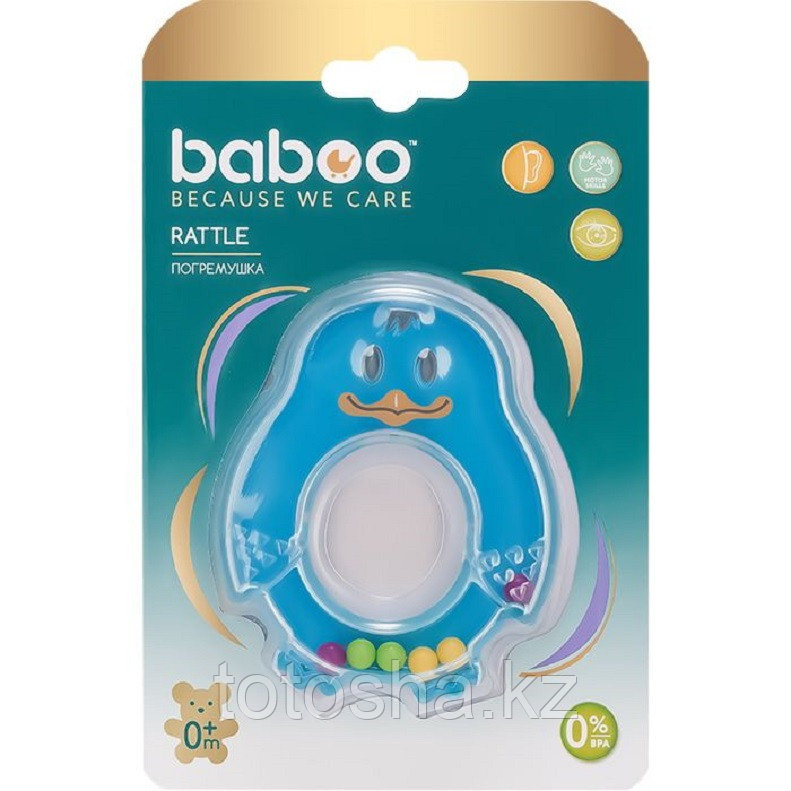 Погремушка Пингвин 0 м+ Baboo 15-009